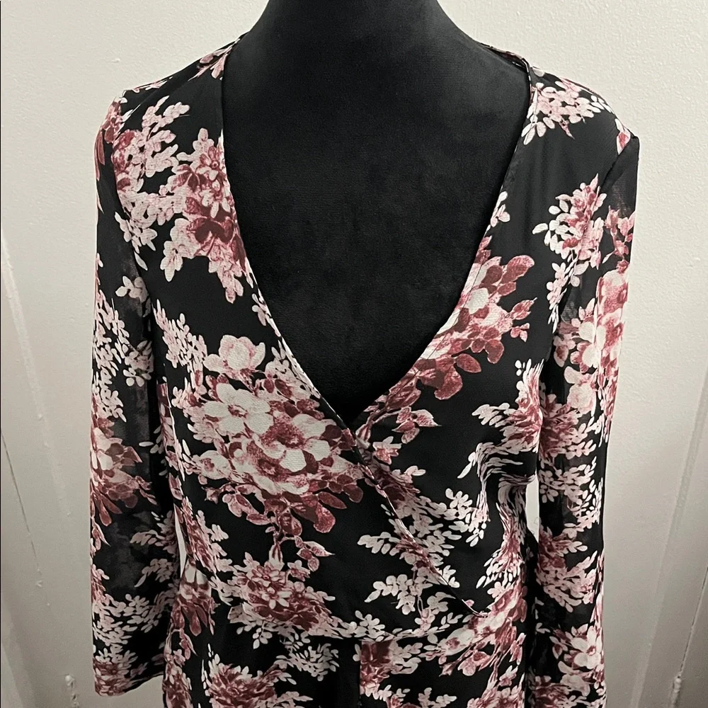Free People Float Away Long Sleeve Romper - Picture 5 of 16